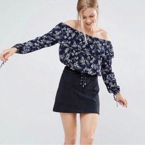 Abercrombie & Fitch Black Mini Skirt